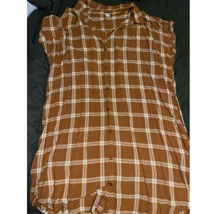 Old navy checkered tunic